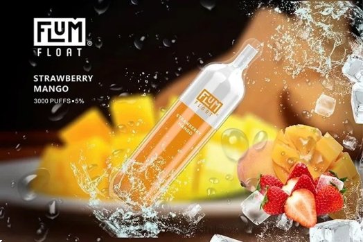 Flum Pebble flavors - FLUM FLOAT 3000 bocanadas mango fresa 0P6L75