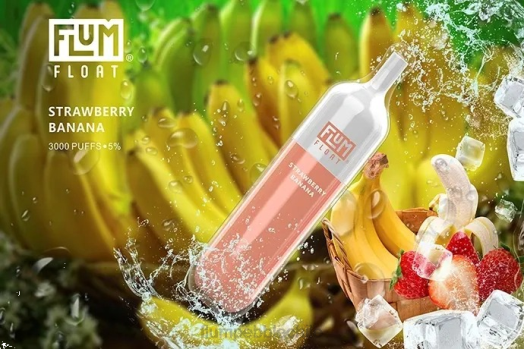 Flum Pebble vape Chile - FLUM FLOAT 3000 bocanadas Fresa plátano 0P6L71