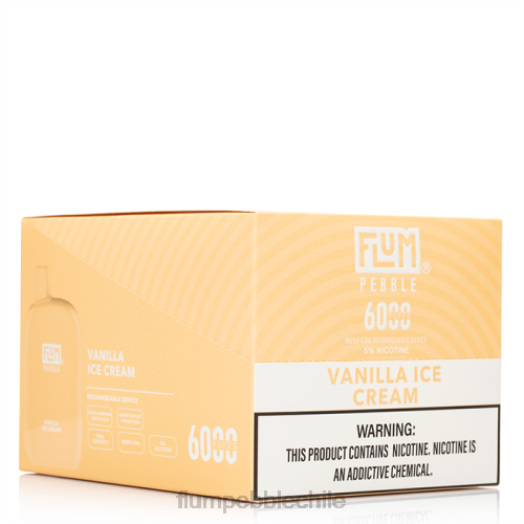 Flum Pebble flavors - FLUM PEBBLES 6000 inhalaciones 10 paquetes helado de vainilla 0P6L85